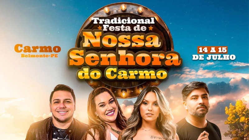 São José do Belmonte vive a expectativa para a Tradicional Festa de Nossa Senhora do Carmo