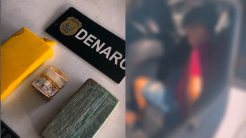 Homem é preso com cerca de 2 kg de drogas durante ação do Denarc em Teresina