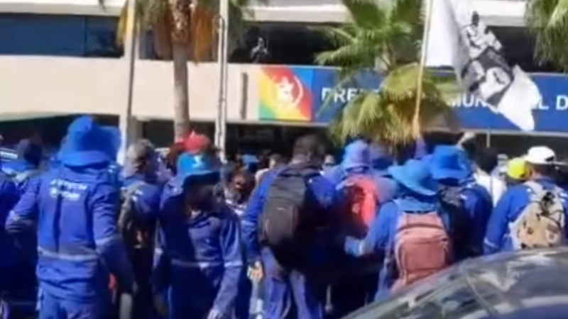 Garis realizam mobilizações e cobram melhores condições de trabalho em Petrolina
