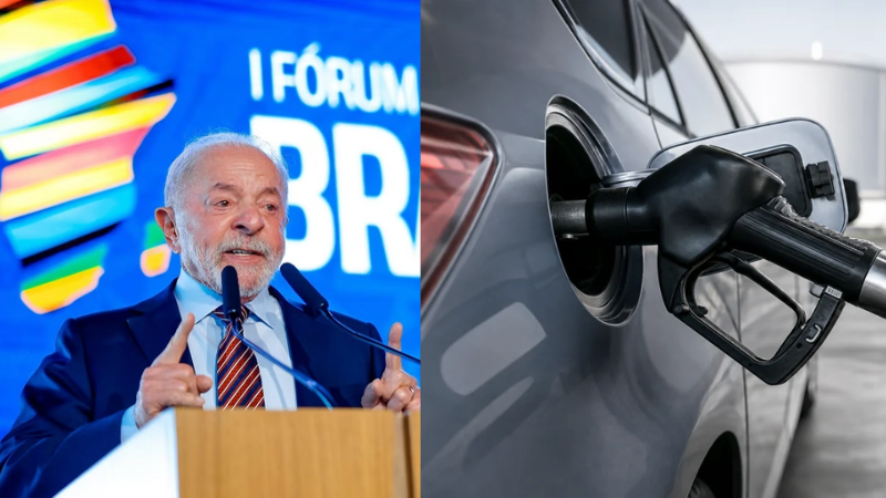 Lula publica decreto com auxílio para reduzir preço da gasolina e do diesel