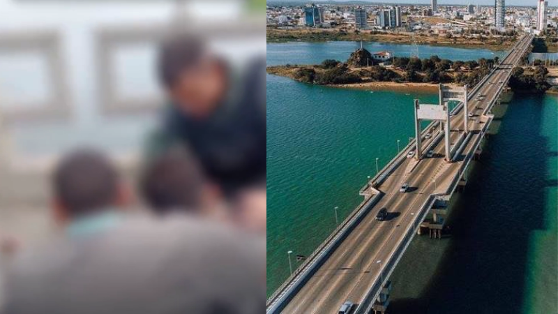 Ação rápida de PM impede tentativa de suicídio na Ponte Presidente Dutra