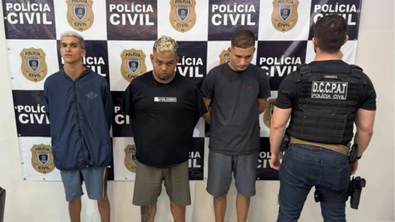 Integrantes de facção são presos após sequestrar idosos e celebrar crimes em hotel de luxo