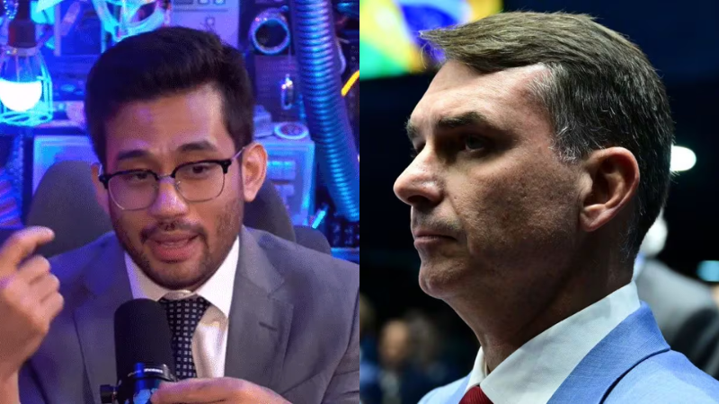 Kim Kataguiri diz que vídeo comprometedor envolvendo Flávio Bolsonaro deve vir a público