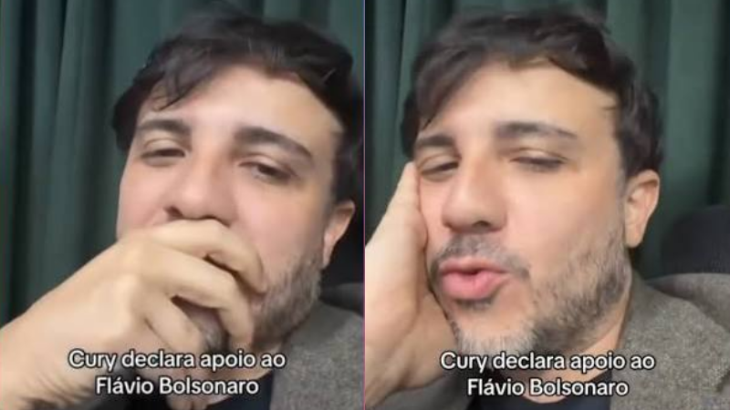 Renan Santos critica apoio de Augusto Cury a Flávio Bolsonaro: “Esse cara é uma comédia”